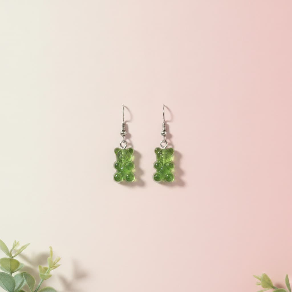 Gummy Bear dangle earrings by Symphony Belle