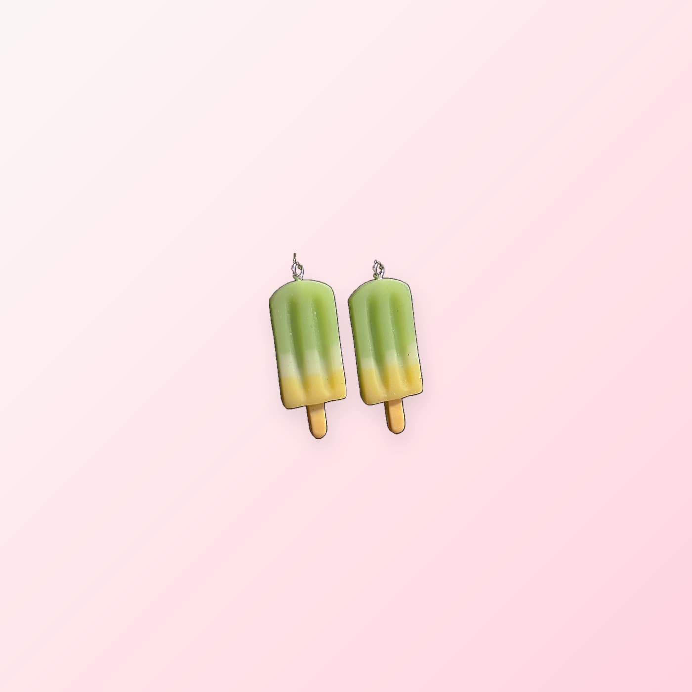 Melon Popsicle dangle earrings by Symphony Belle
