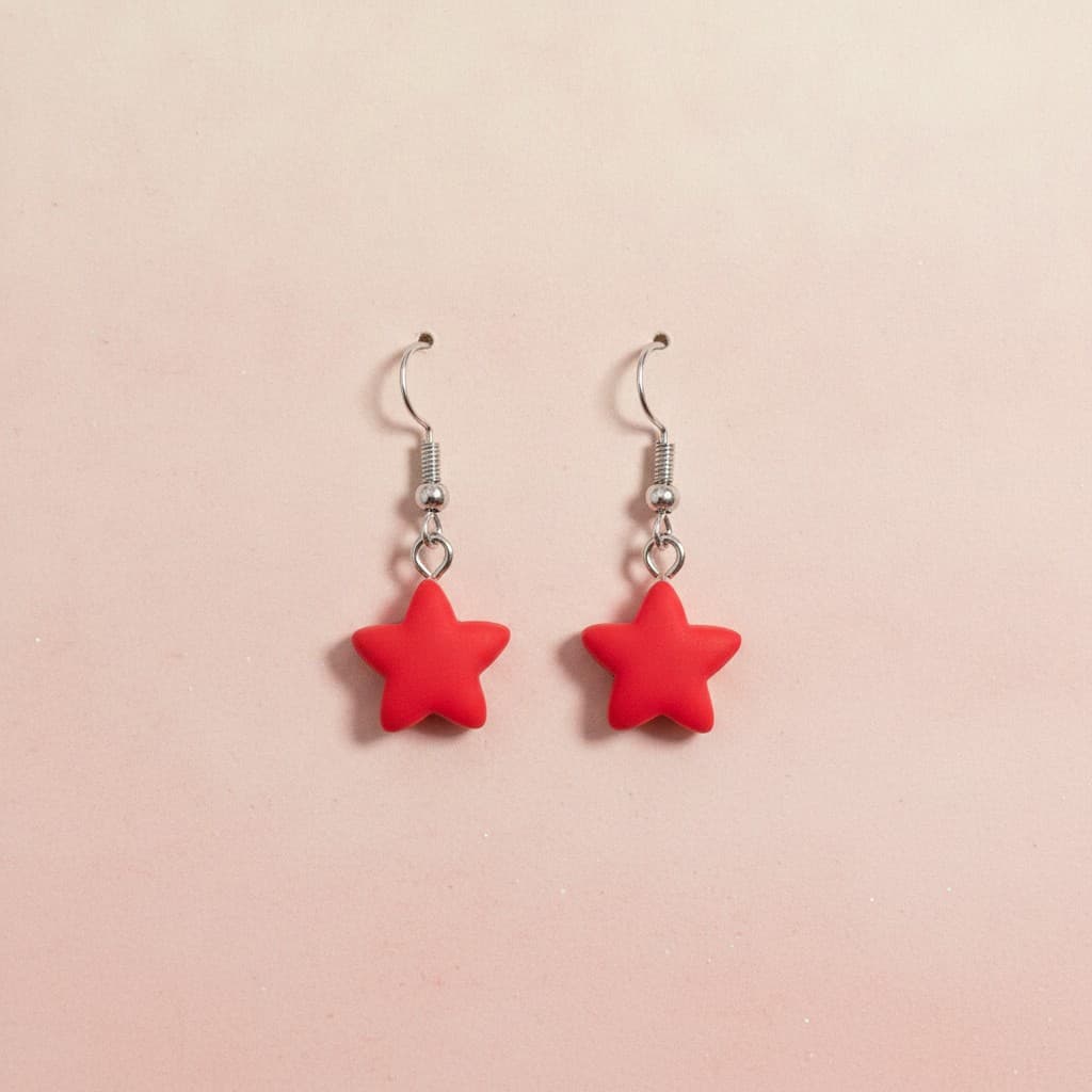 Shooting Star dangle earrings by Symphony Belle