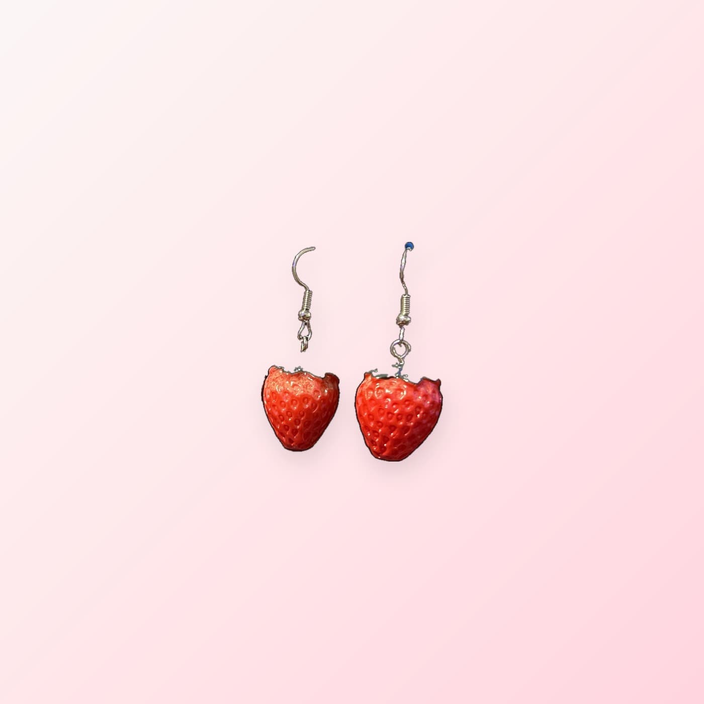 Sweet Strawberry dangle earrings by Symphony Belle