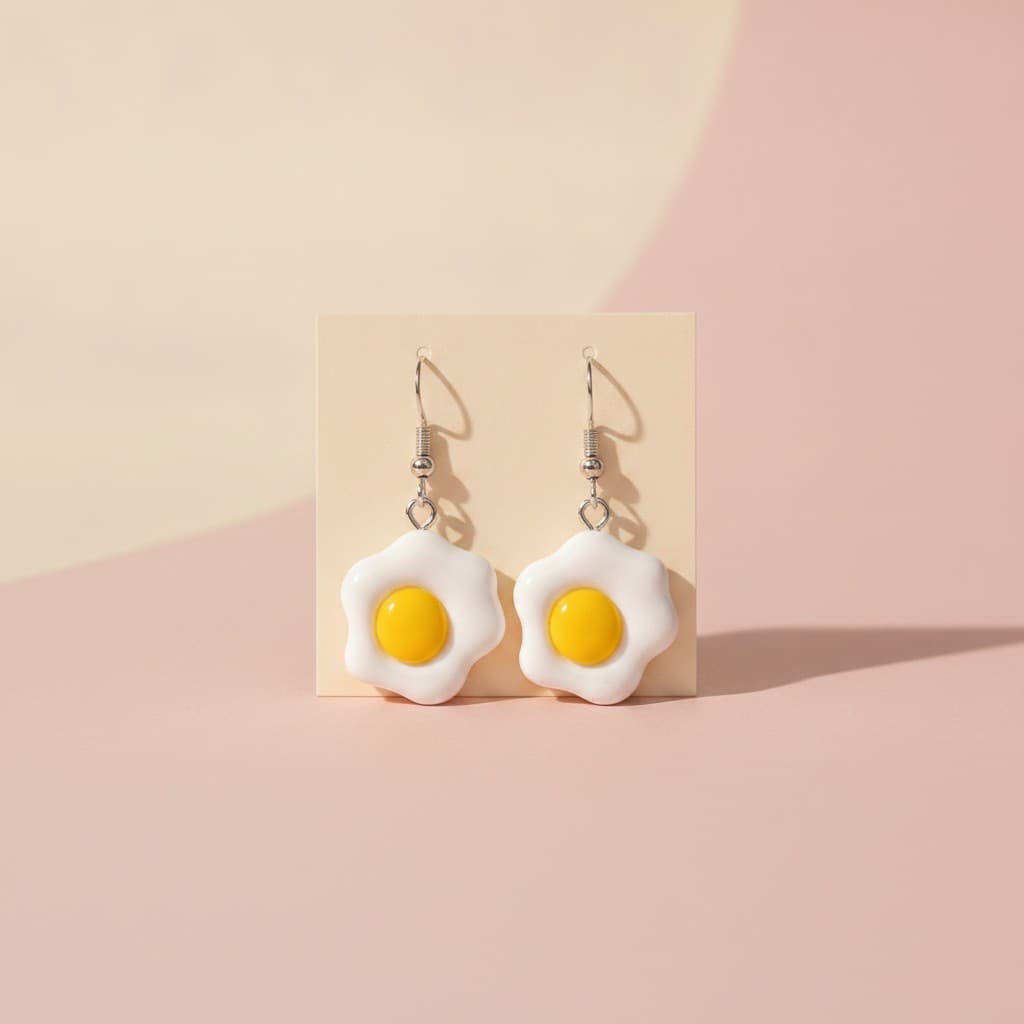 Sunny Side Up dangle earrings by Symphony Belle
