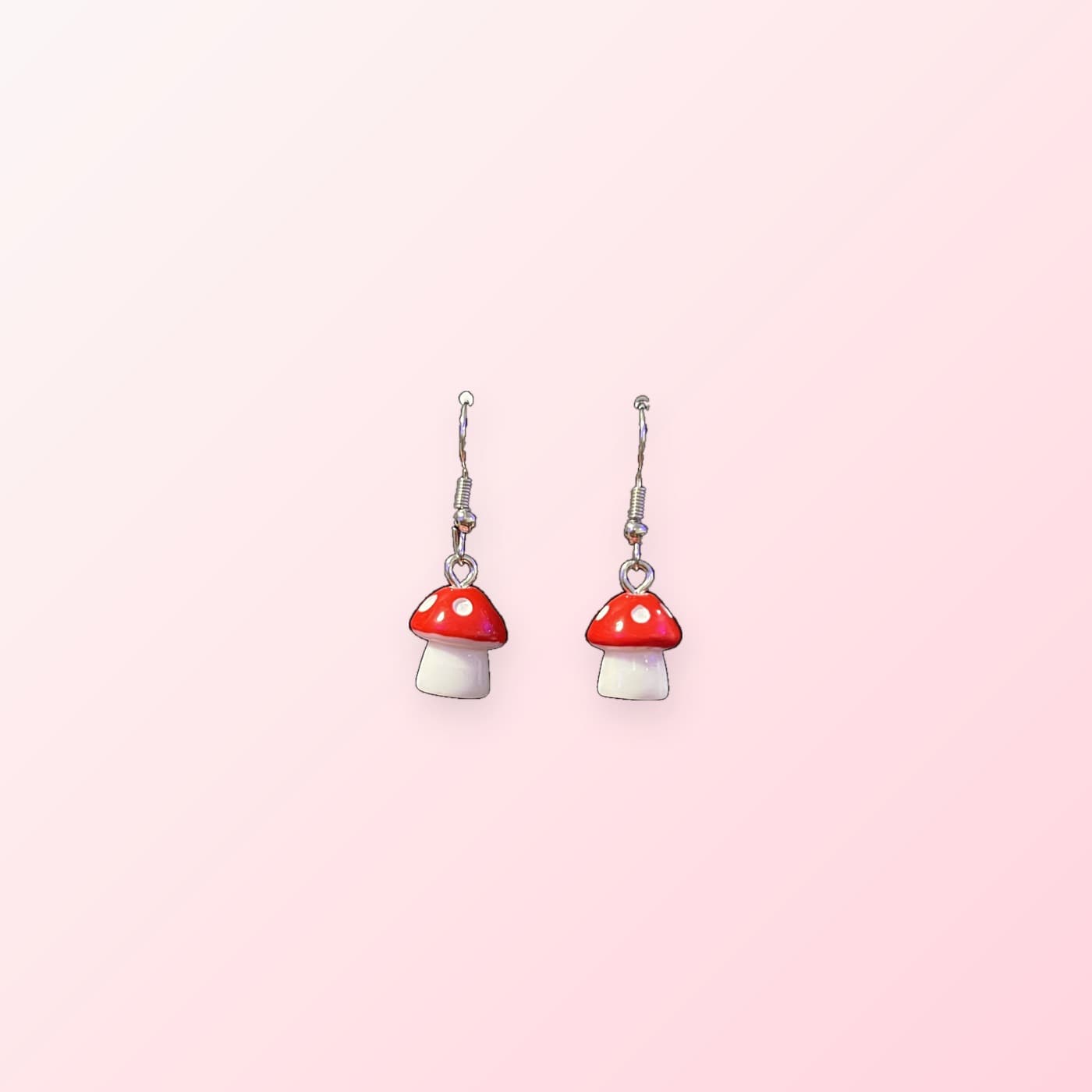 Storybook Toadstool dangle earrings by Symphony Belle
